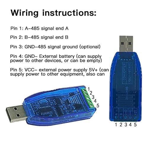 Likrtyny Convertidor USB A RS485 485 Compatible Con Win7 Win10 XP Vista Linux ((FT232 A 485 Likrtyny Convertidor USB A RS485 485 Compatible Con Win7 Win10 XP Vista Linux ((FT232 A 485