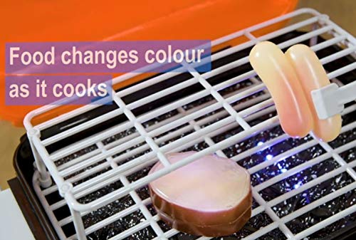 Think Gizmos Portable Mini Play BBQ Grill Set for Kids TG712, Fun BBQ Toddler Play Set for Boys & Girls Aged 3 4 5 6+