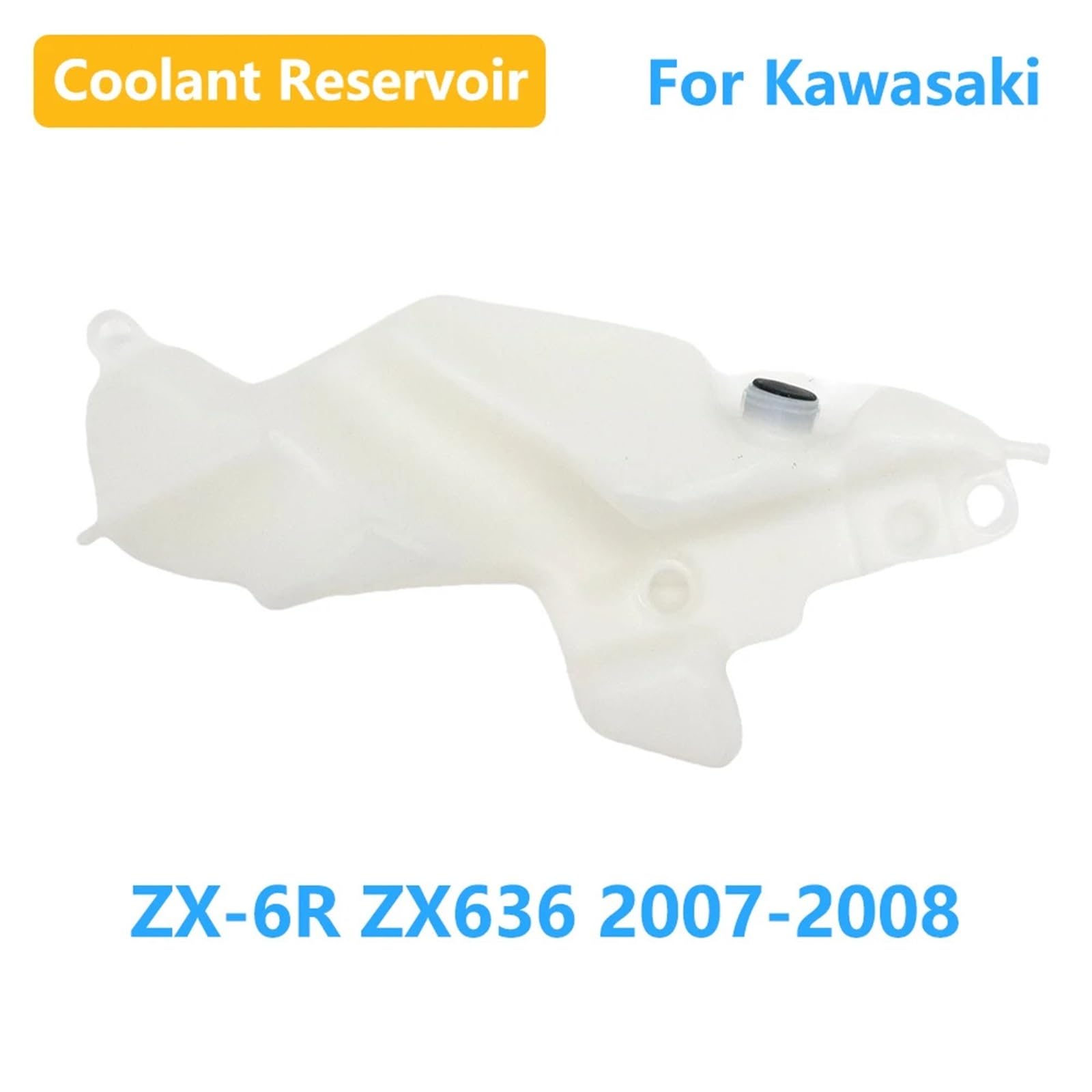 Pasuje do motocykla Kawasaki ZX6R ZX636 ZX-6R ZX-636 ZX 6R 636 2007-2008 Zbiornik wyrównawczy płynu chłodzącego Zbiornik wyrównawczy Zbirnik Płynu Chłodzącego