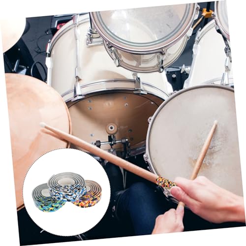 Abaodam 6pcs Anti-Slip Drumstick Wraps PU Tape miniatura 4
