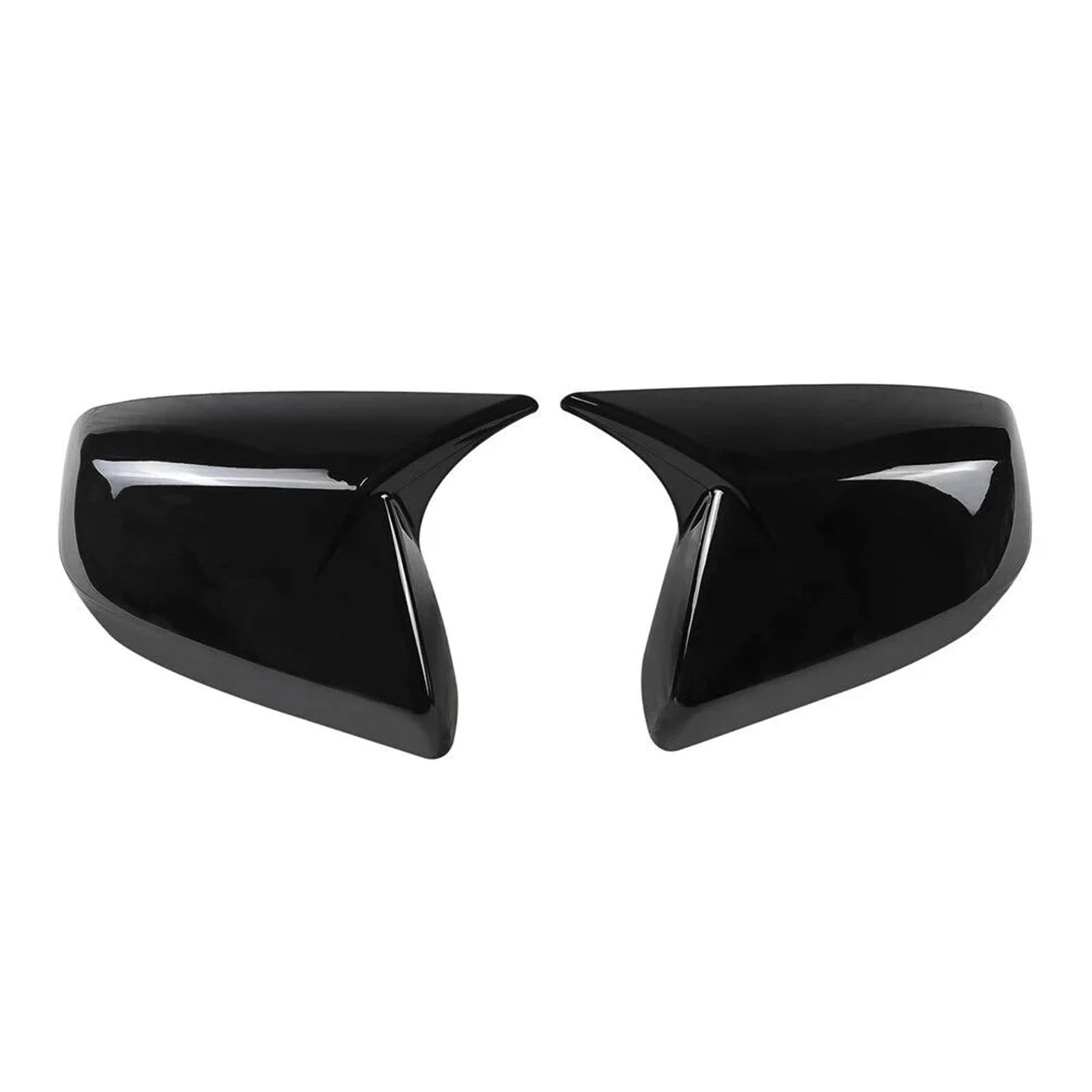 Car Rearview Mirror Cap for Cadillac CT4 ATS 2013-2023 Car Sticker Rearview Side Mirror Cover Wing Cap Door Carbon Fiber Door Wing Mirror Cover(Gloss Black)