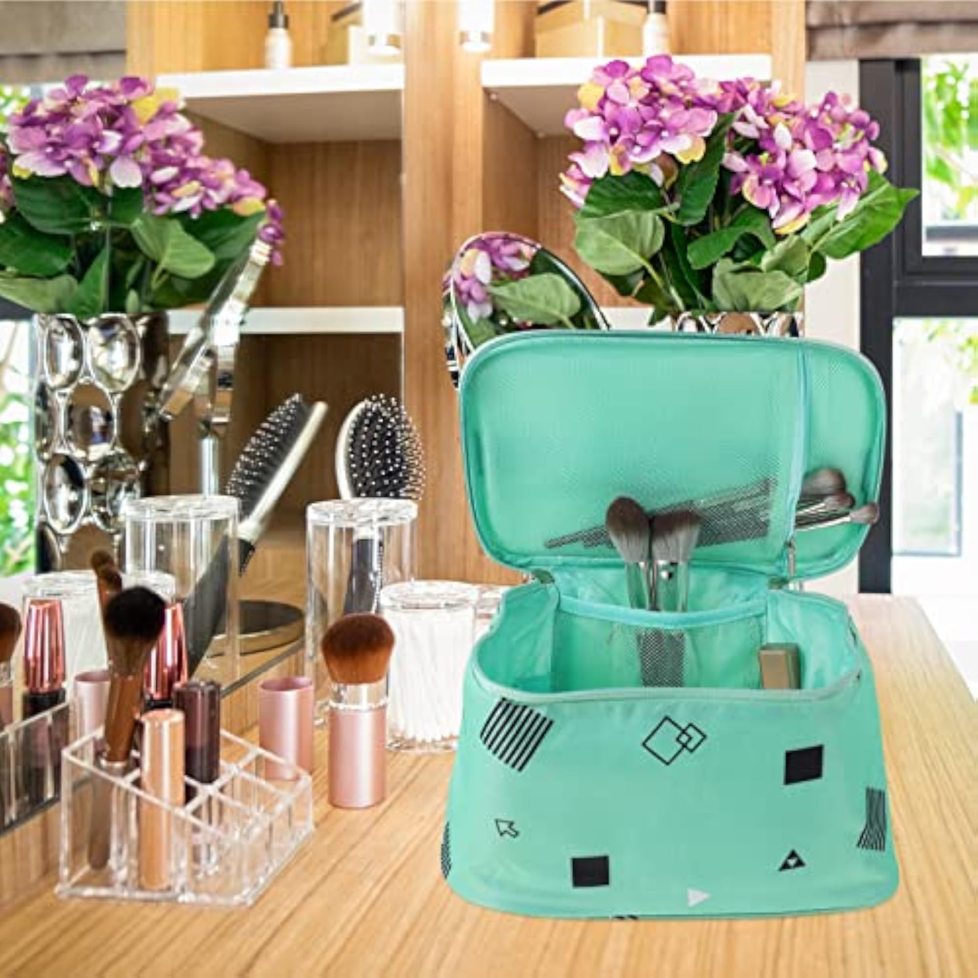 Travel Toiletry Bag, Waterproof Makeup Storage Pouch