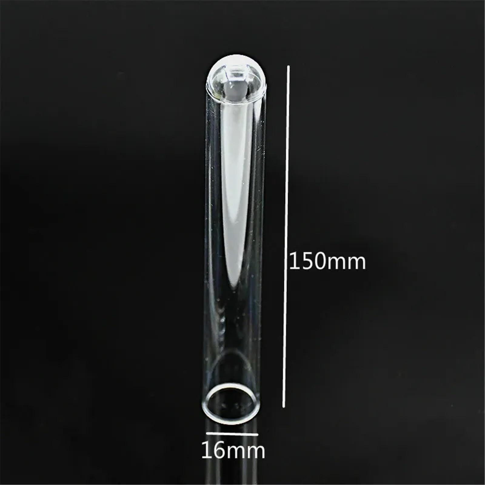 Kunststoff-Reagenzglas 20 ml, hartes Benzol-Reagenzglas 16 mm x 150, hochtransparentes Polystyrolröhrchen, 100 Stück/Packung