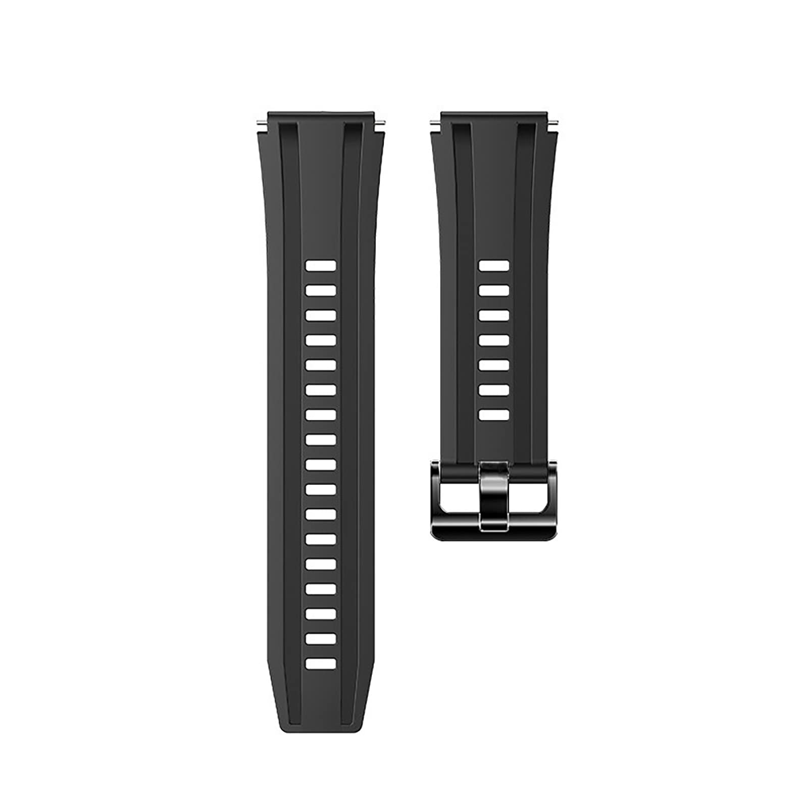 Giopuey Pasek kompatybilny z Huawei Watch Ultimate, (2 w 1) miękki silikonowy pasek do zegarka + 3-pak ochraniacza ekranu TPU, wymienny, oddychający pasek odporny na zużycie, for Huawei Watch Ultimate