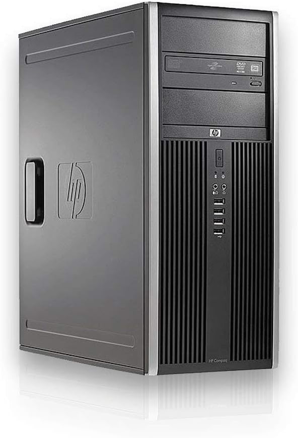 HP 8100 Business High Performance Tower Desktop Computer PC (Intel Core i5 650 3.2G,4G DDR3,500G,DVD,Windows 10 Professional) - Black/Silver - 16VFHPDT0504(Renewed)
