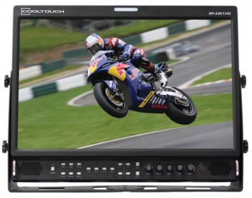 XP-2401HD 24 Inch Standalone MultiFormat HD LCD Monitor HD SD-SDI RGB and DVI Inputs Plus Integrated Audio Monitoring