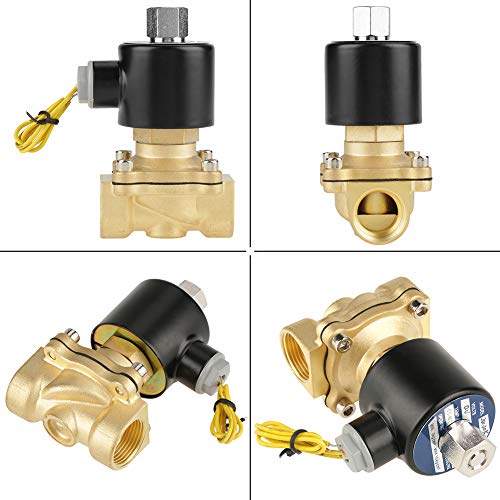 Normally Open Electric Solenoid Valve Valve rass Connect Flow Switch Intimate Mark Brass Valve Prevent Leakage Solenoid Valve Firmly Connect Irrigation Controls