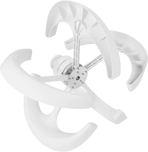 Miniatura 9 de TOPINCN Kit de generador de viento vertical de turbina de viento 600W DC12V Equipo de producción de electricidad Generador de viento horizontal de 5