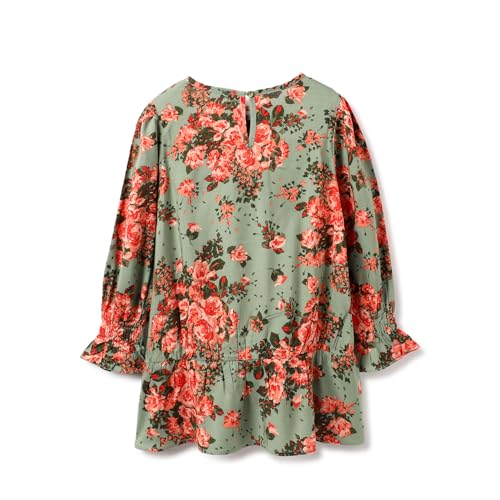 Image of United Colors of Benetton Kid's Western Kidz Rayon Knee-Length Dresses