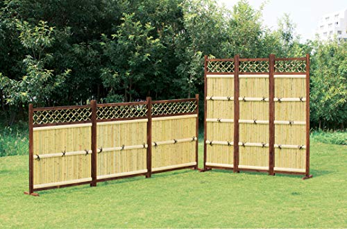 アウトレットファニチャー 目隠し竹垣 3枚組 高さ180cm 縦型