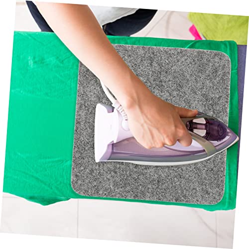 FAVOMOTO Tábua de passar roupa de mesa, tábua de passar roupa, tapete de lã de ferro, tapete de pass