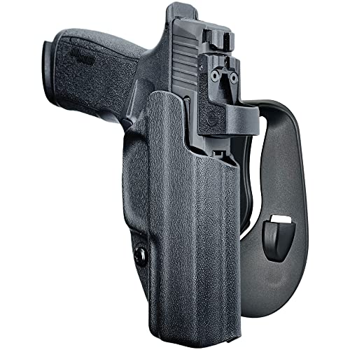 OWB Paddle Holster fits Sig P365 X-Macro (Black Right-Hand Draw)