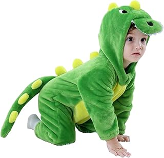 Alltops Baby,Clothing,Baby Boys 0-24m,Bodysuits & One-Pieces,Rompers Alltops Baby Toddler Cartoon Dinosaur Jumpsuit Romper Flannel Animal Pajamas Outfit Onesie