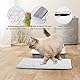 ECHOBUY Selbstheizende Kuscheldecke für Hunde und Katzen - Grau Katzenkissen Decke 60x45 cm - Weich Waschbarer Rutschfester - Komfort pur für Ihre Lieblinge