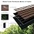 Fivaz 2 Pcs 94" × 11" Wood Panels for Wall, Soundproof Wood Slat Wall Paneling, Stylish Decor Acoustic Wall Panels for Wall and Ceiling, Odor-Free & Easy to Install, Dark Walnut