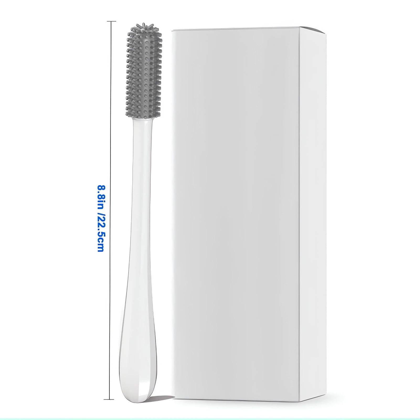 SXOVO Brosse de Nettoyage pour Masturbateur Homme, 22,5 cm Nettoyeur pour Sex Toys, Poupée Sexuelle, Torso, Vagina Factice, Tunnel Anal - Accessoire pour Jouets Sexuels Masculins