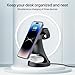3 in 1 Wireless Charging Station for Apple Devices,Magsafe Charger for IPhone17 16 15 14 13 12 Pro/Max/Plus/Mini Wireless Charger Station for AirPods 2/3/4/Pro iWatch Ultra11/10/9/8/7/SE/6/5/4/3/2