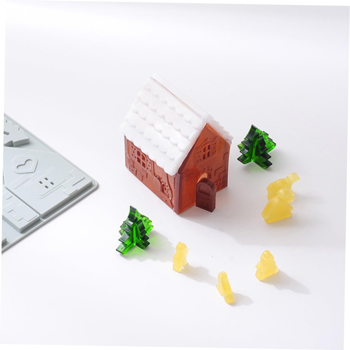 Alipis 7 Juegos Herramientas para Hornear Pasteles Forma De Hacer Dulces Molde para Muffins De Navidad Barra Xmas Cortadores De Galletas Molde De Silicona para Galletas Blue 2 Piezas * 7