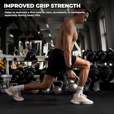 Weight Lifting Grips with Wrist Straps - Non Slip Lifting Straps for Weightlifting, Deadlifting, Powerlifting and Pull Ups, Padded Weight Lifting Gloves with Deadlift Straps for Women and Men