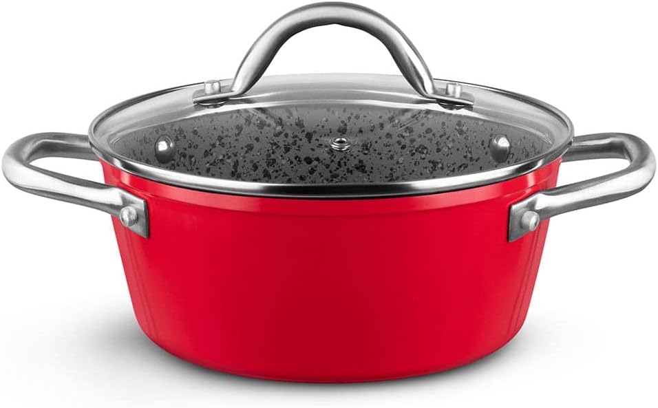 Panela de Indução MTA Com Revestimento de Granito Stone Flon Panela de Indução MTA Com Revestimento de Granito Stone Flon