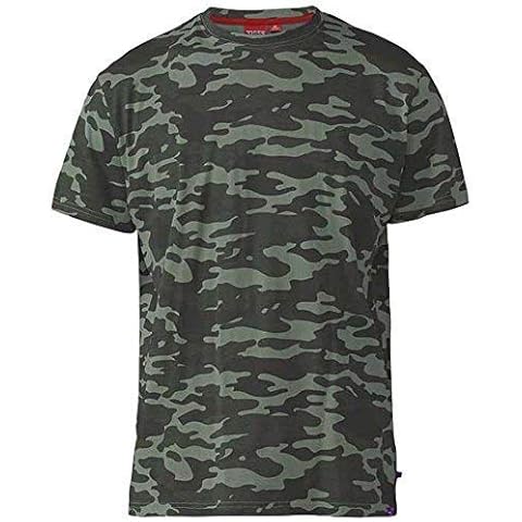 Duke London D555 Camouflage T-Shirt (Gaston) in Jungle Camo in 4XL Cover