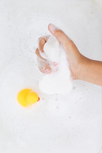 Miniatura 12 de BearCo. - Esponja de baño para bebé, 100% pura, natural, extra suave y lisa, hipoalergénica y completamente libre de fragancia, colorantes,