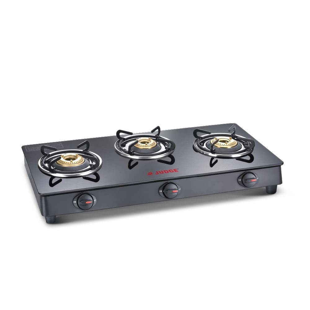 Judge by TTK Prestige Glass 3 Burner Gas Stove, Black-image-48