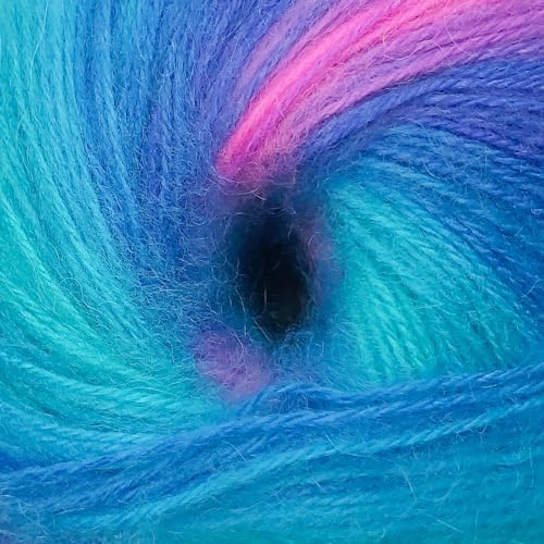 James C. Brett Shhh DK Knitting Yarn Lightweight Double Knit Self Stripe Wool 100g (SH18)