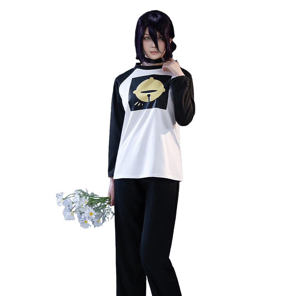 Photo 1 of KIRA KIRA Anime Cosplay T-Shirt - Doki-R Raglan, Black/White, 3X-Large
