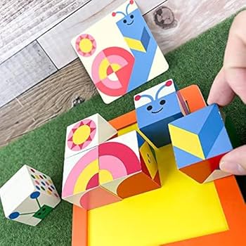Amazon.com: DJECO SoLogic Cubologic 9 - Wooden Logic Game