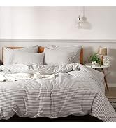 Amazon.com: JELLYMONI 100% Natural Cotton 3pcs Striped Duvet