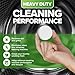 Renuv® Heavy Duty Washing Machine Cleaner Descaler Tablets - for Front Load, Top Load Washer, HE (6 XL Tablets - 6 Months Supply)