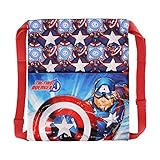 Dimensiones:41 x 35 x 1 cm Karactermania Capitán América First - Saco de Cuerdas Strap, Multicolor