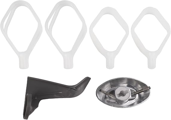 Baking Mixer Paddle Set - Metal Whip Drive & Dough Hook Extender, Food-Safe For Top Brand Mixers & DIY Baking Projects, Fits Plus/Classic/NutriMill Mixers For Cake Batter, Cookie Dough & Bread