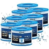 💦【Whirlpool filter vi 】: Das Paket enthält 4/6/8 filterkartusche vi, die gleichzeitig Ihrem großen Verbrauch und einer langen Lebensdauer gerecht werden und oft die Kaufzeit für den Filterwechsel verkürzen .