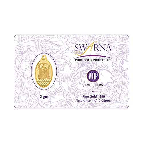 WHP Jewellers 24kt (999) 2 gram Lord Balaji Yellow Gold Balaji Pendant - Image 2