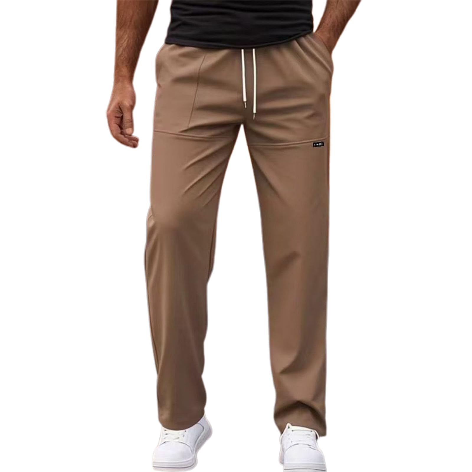 Pantalon homme été anti-transpiration coupe ample et fluide