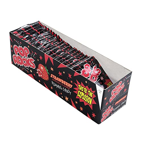 Pop Rocks Strawberry Hard Candy, 0.33 oz., 24 Pieces (209-00231) image 3
