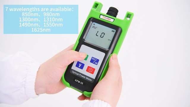 Image of Optical Fiber Power Meter Komshine KPM-35 with 7 Wavelengths -70~+10dB + Singlemode Multimode Fiber Light Source Komshine KLS-35-MS 850 /1300nm+1310 /1550nm (Self Calibration)