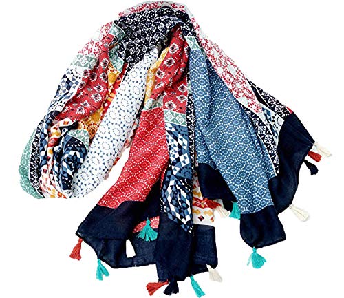 Ahyuan Scarves for Mother's Day Gift Women Large Lightweight Floral Flower Spring Scarf Fashion Wrap Shawls Oversized Shawl Cape4