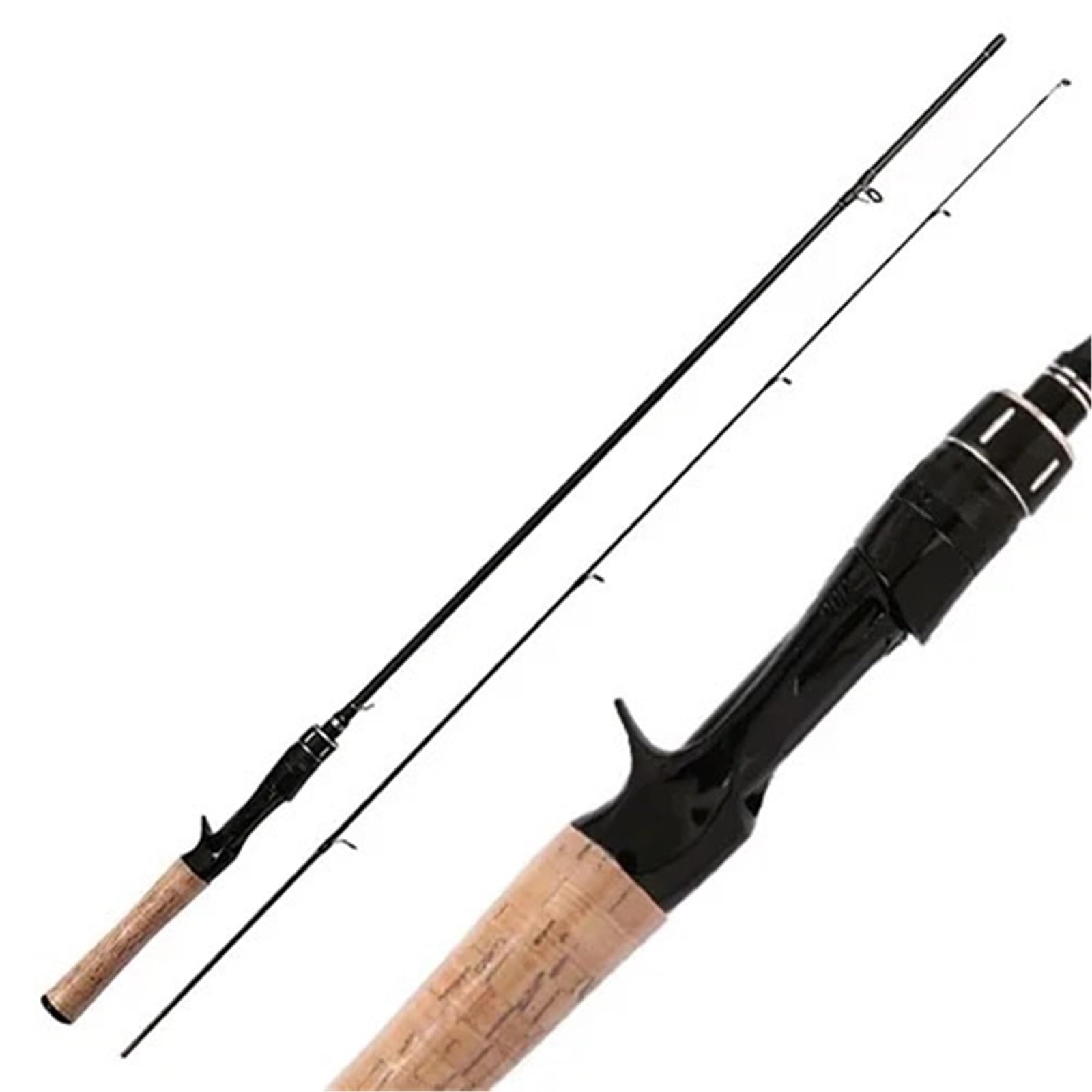 Canna da Pesca Leggera in Carbonio Veloce UL/L Punta Solida Peso richiamo 0,5-8g Linea WT 2-8lb Canna da Pesca alla Carpa Canna da Spinning Canna da Trota Spinning Rods(Casting Rod,1.68M)