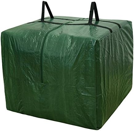 APARESSE Patio Outdoor Square Cushion/Cover Storage Bag,Waterproof Protective Zippered Storage Bag,29" L×24" W×31" H