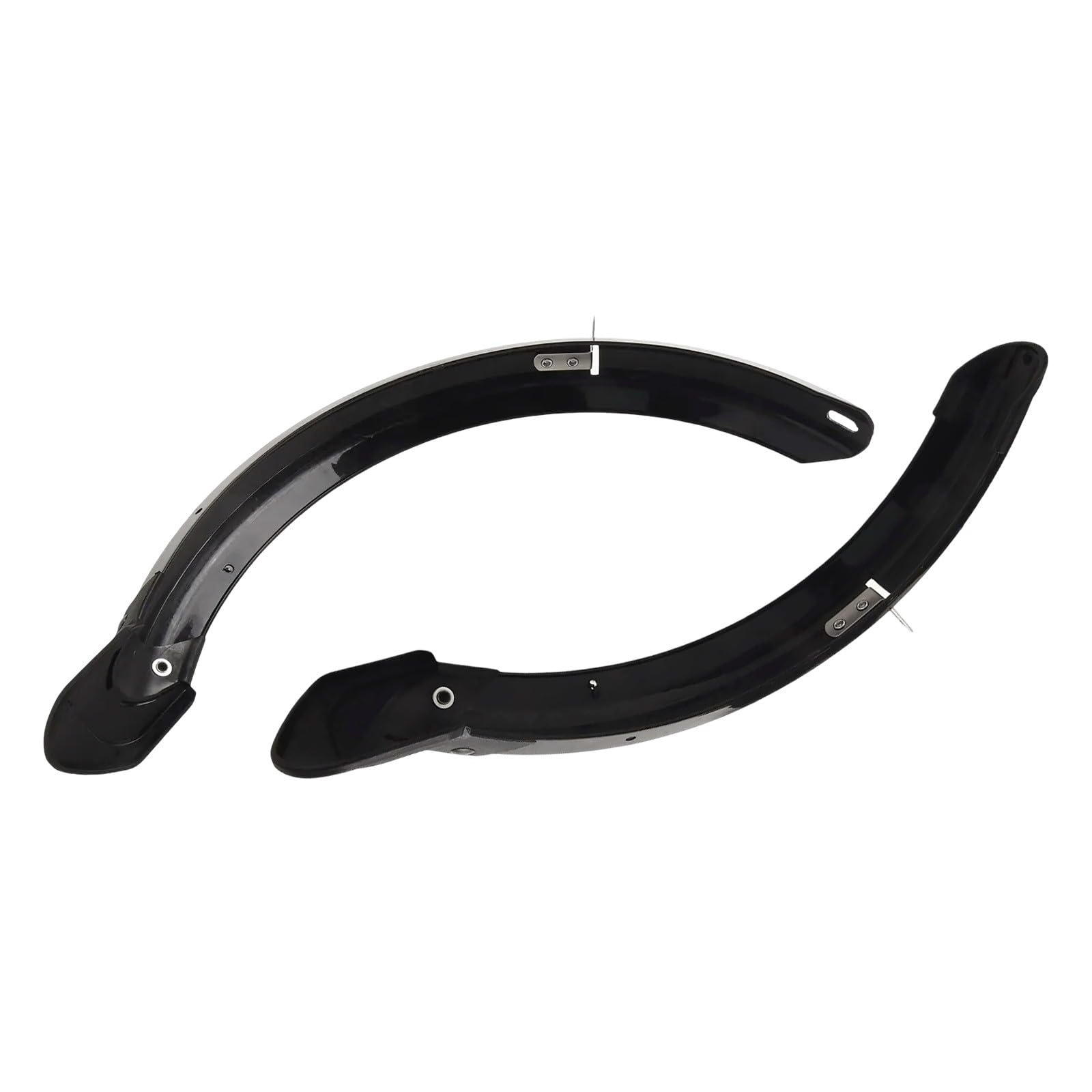 Parafango anteriore e posteriore per bicicletta, pieghevole, 16 pollici, per modelli da 14", resina plastica e metallo, set pioggia e fango per protezione