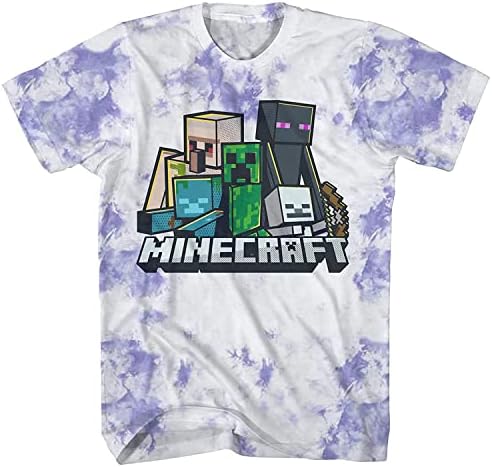 Camiseta infantil Minecraft Dungeons Arch Illager and Golems