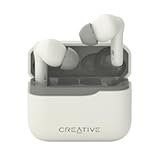 Zen Air Plus Lightweight True Wireless in-Ears with Bluetooth LE Audio, Hybrid Active Noise Cancellation, Ambient Mode, Up to 32 Hours Total Playtime, 6 Mics with ENC Technology (Cream)