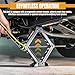 Hovom Scissor Jack for Car, 2 Ton (4409 lbs) Car Jack Kit with Ratchet Wrench, Lift Jacks Tool for Tire Changing Repair with Labor-Saving Handle, Portable Emergency Tool for SUV Truck MPV Sedan