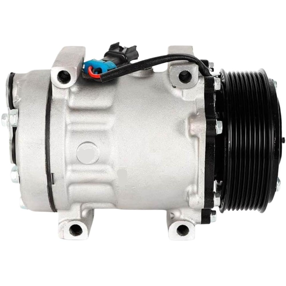 Xnyudbeha Onecolor Air Conditioning Compressor And A/C Clutch Co 4775C 5 Compatible With Ram 94-05 3500 2500 L6 5.9L Diesel Only