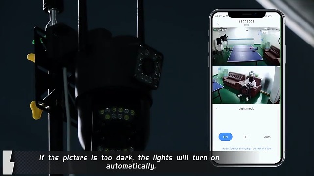 Amazon.com : HFARQC V380pro WiFi 2.5Inch PTZ SC03-W Black 4MP