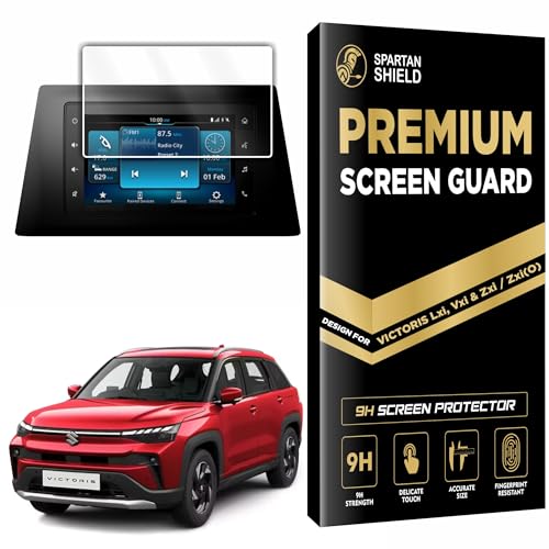 Image of Spartan Shield Screen Guard For MARUTI SUZUKI VICTORIS 2025+ || Lxi Vxi Zxi & Zxi(O) || 7 Inch Touchscreen Infotainment Protector || Victoris Car Stereo Display Accessories [NOT TEMPERED GLASS]