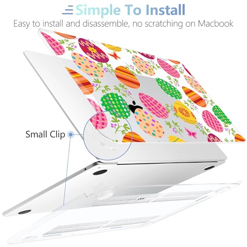 Image of MEEgoodo for M5 /M4 /M3 /M2 MacBook Air 15 inch Case 2026 2025 2024 2023, Case Fit Model (A3448 /A3241 /A3114 /A2941) for MacBook Air 15.3 inch, Color Egg